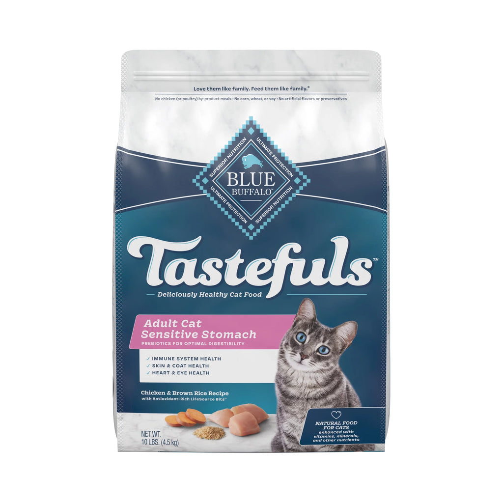 Natural Sensitive Stomach Adult Dry Cat Food Chicken 10lb S98661