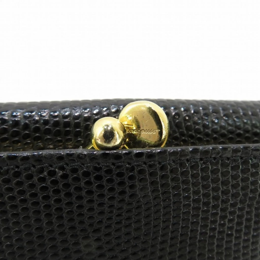 Pre-Owned Black Bifold Wallet J31126