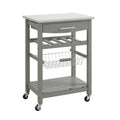 Gray Kitchen Cart N3405