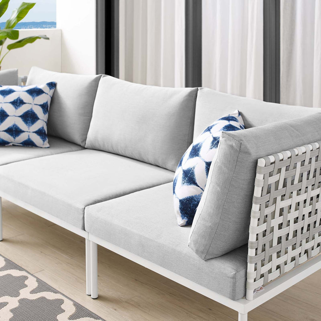Grey Aluminum Outdoor Sofa A37665