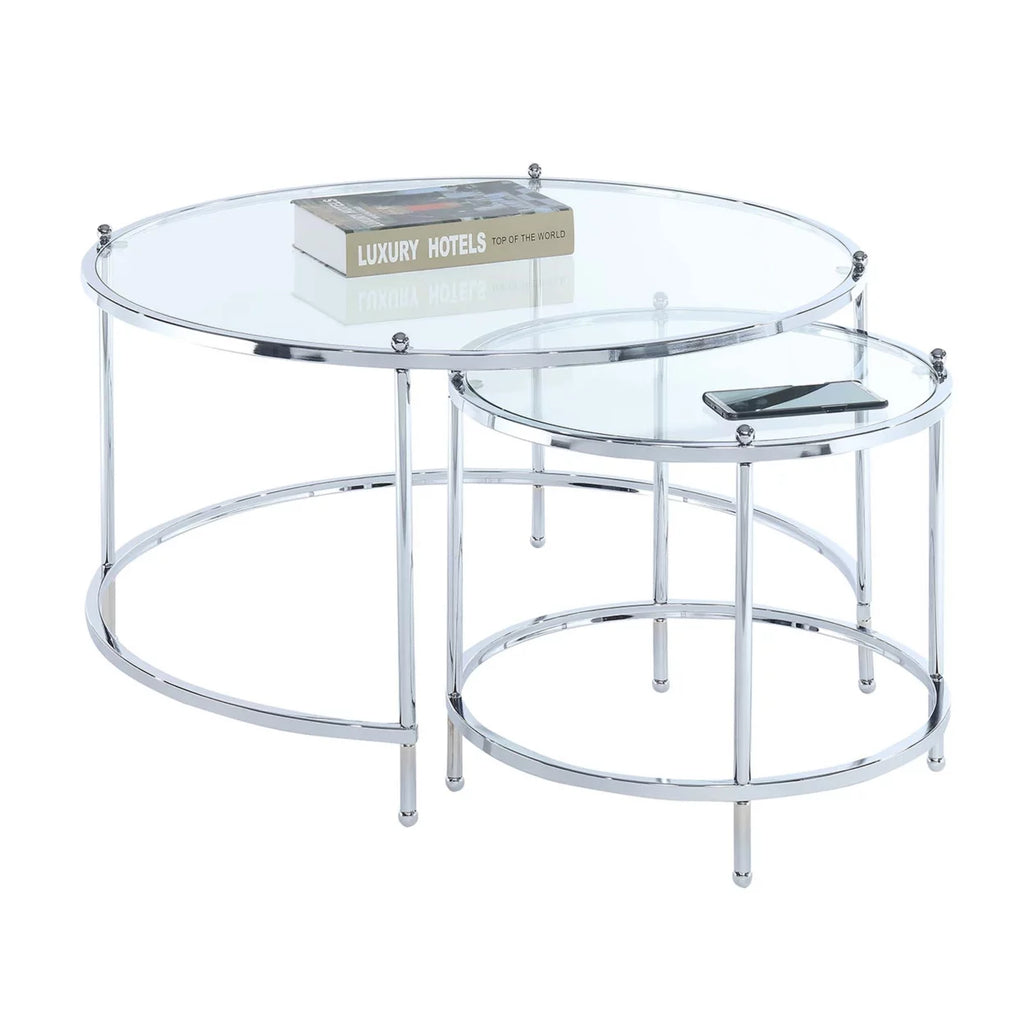 Round Nesting Coffee Table D755