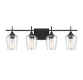 Black 4 Light Bath Bar R871027