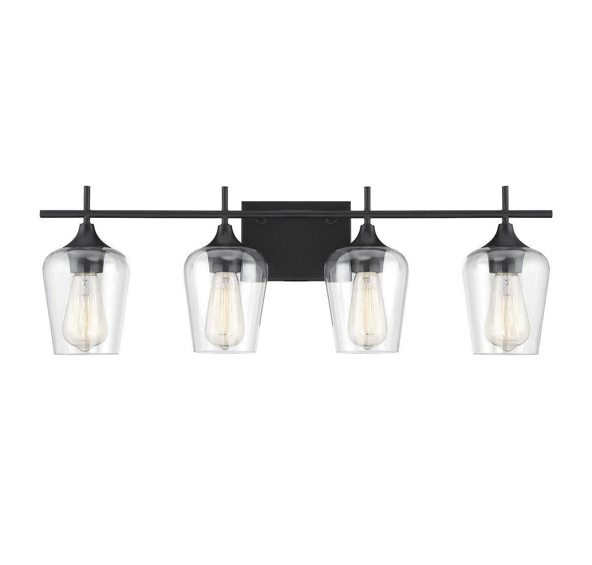 Black 4 Light Bath Bar R871027