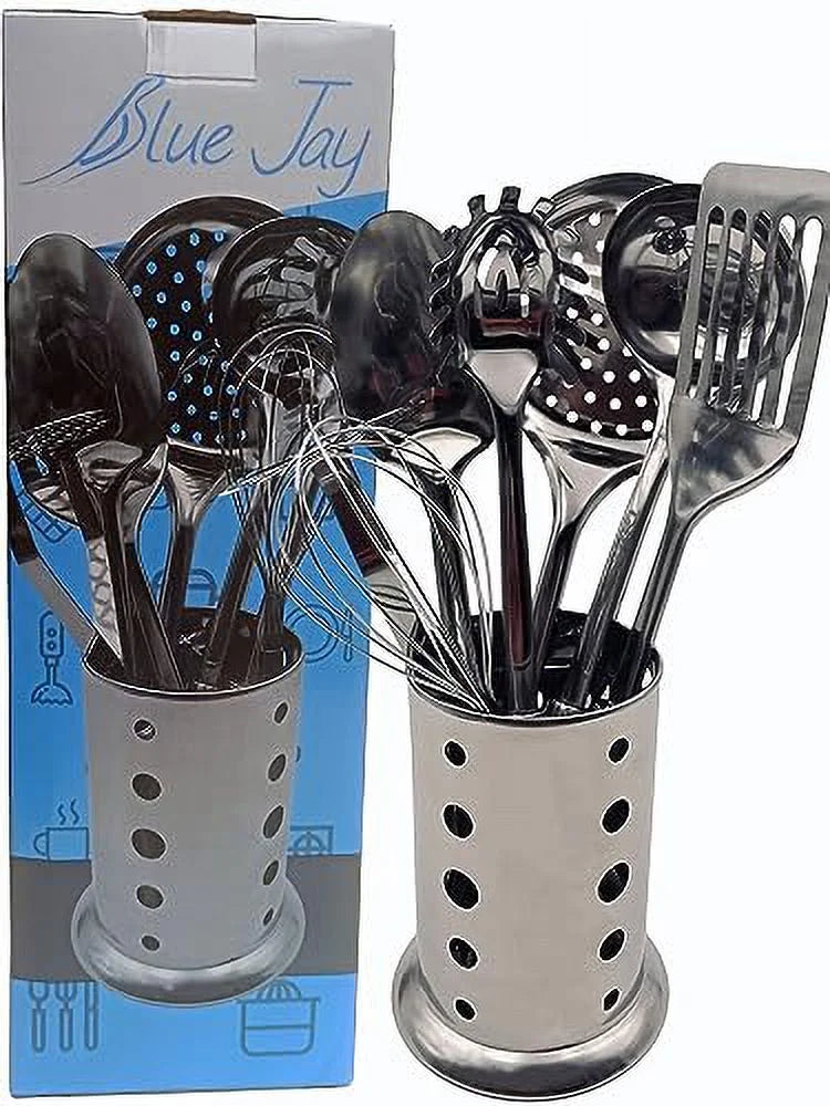 8 Piece Kitchen Utensils Set with Holder G27558