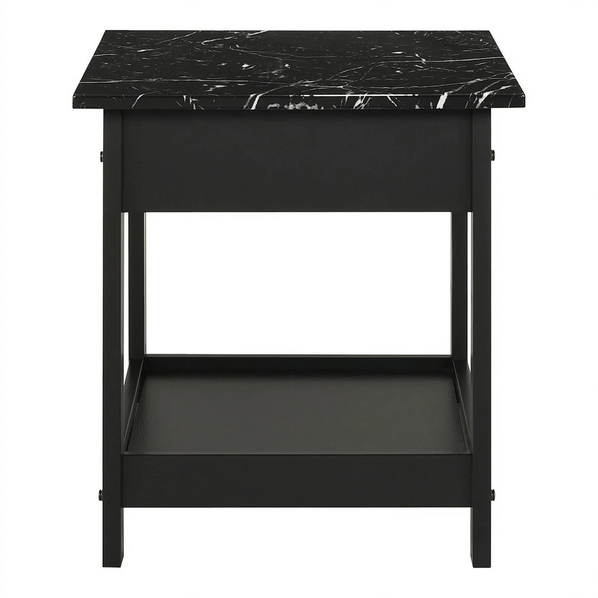 Black Wood 3-Piece Coffee Table Set Y141074