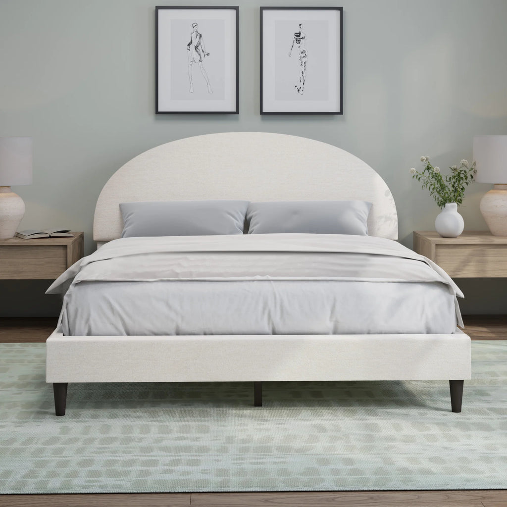 Queen Upholstered Platform Bed X990383