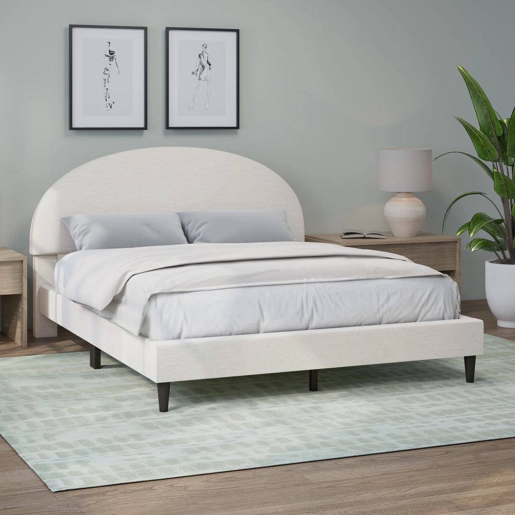 Queen Upholstered Platform Bed X990383