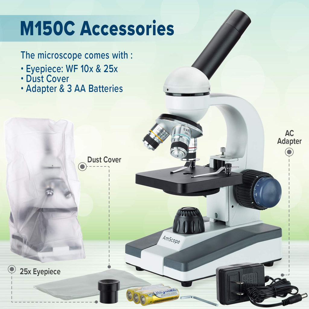 40X-1000X LED Student Microscope with 5MP USB Camera Z41989