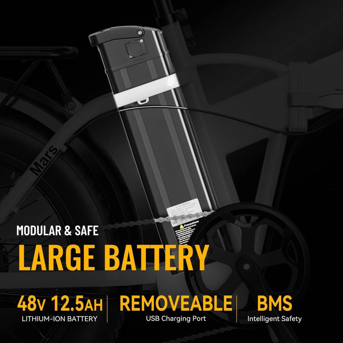 500W Foldable 20 x 4.0 Fat Tire Electric Bike N2728