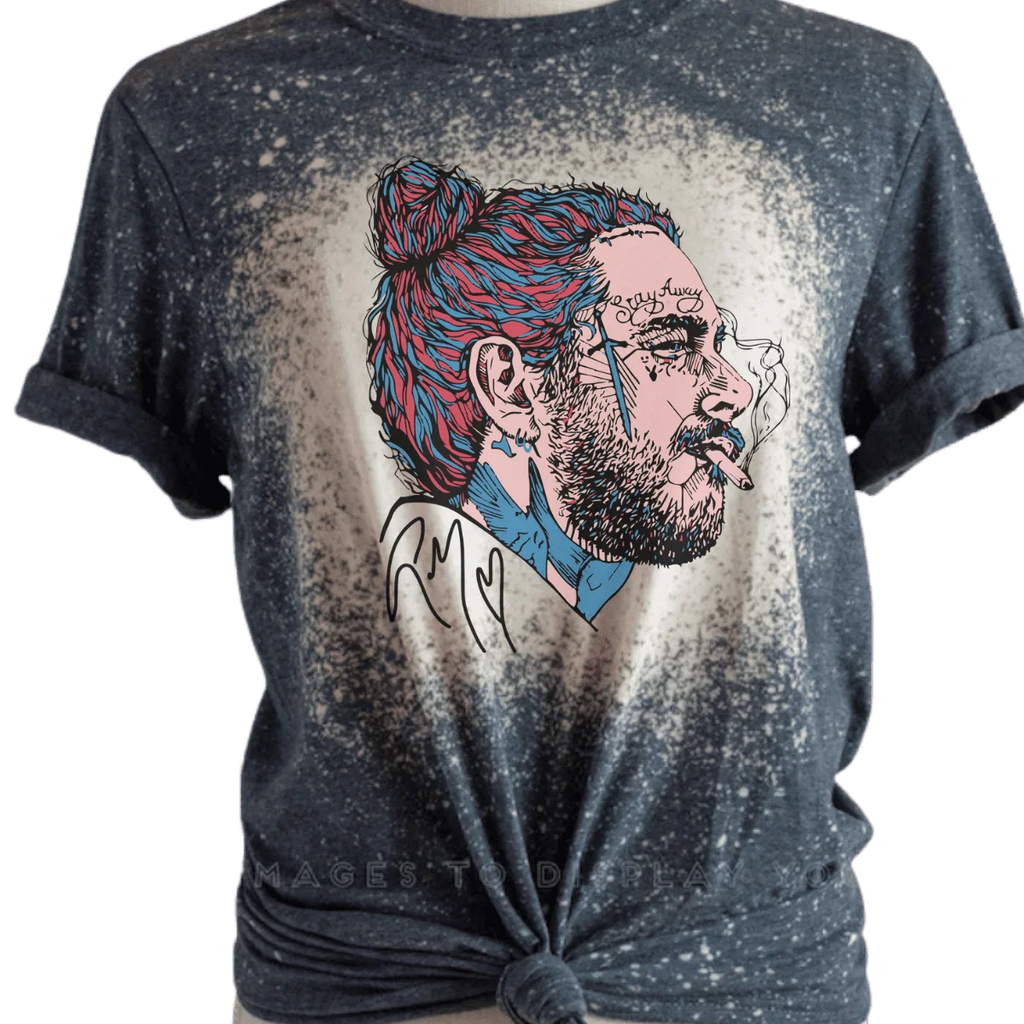 Distressed Vintage Bleached T-Shirt Z837