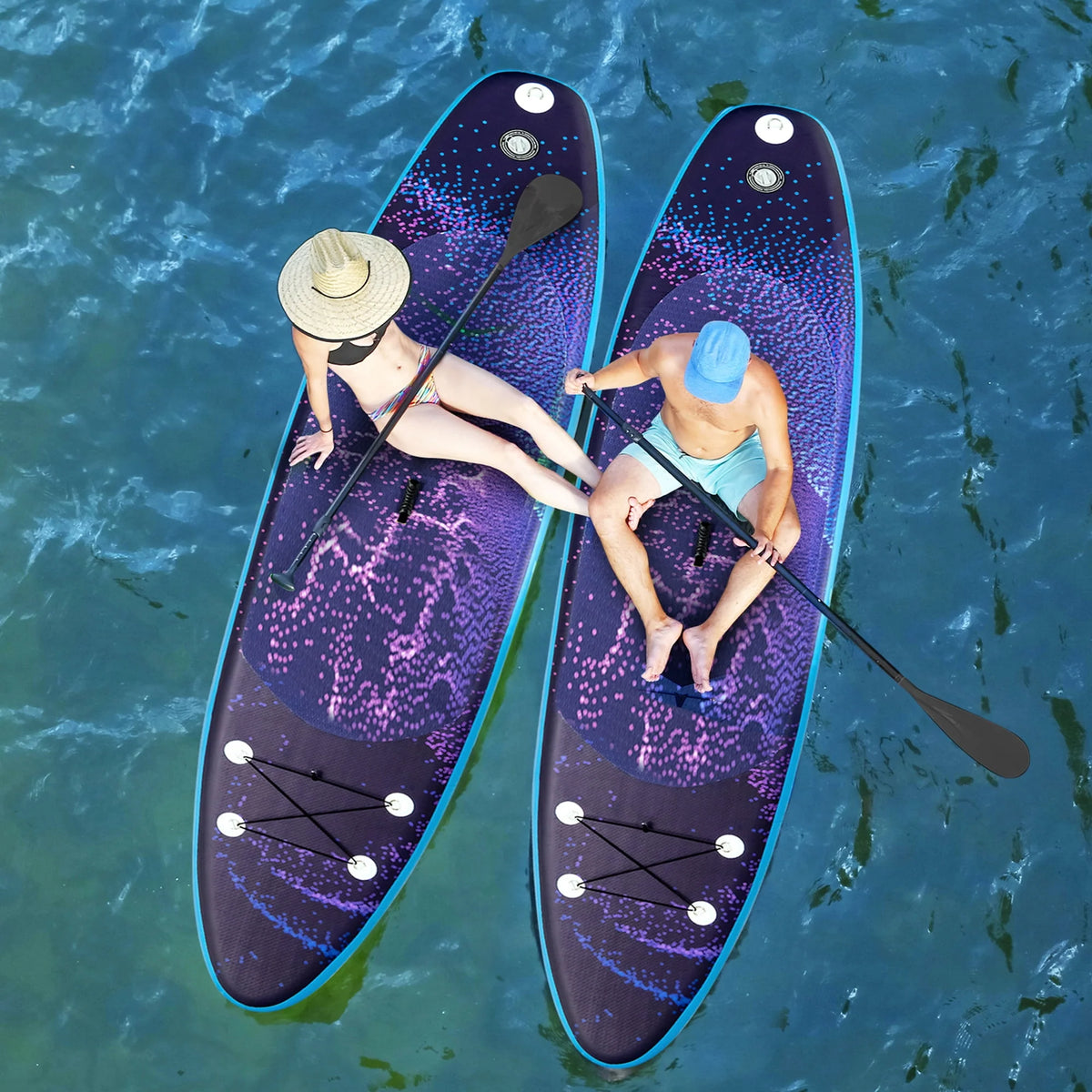 10.5 ft Inflatable Stand-Up Paddle Board Non-Slip Deck N98184