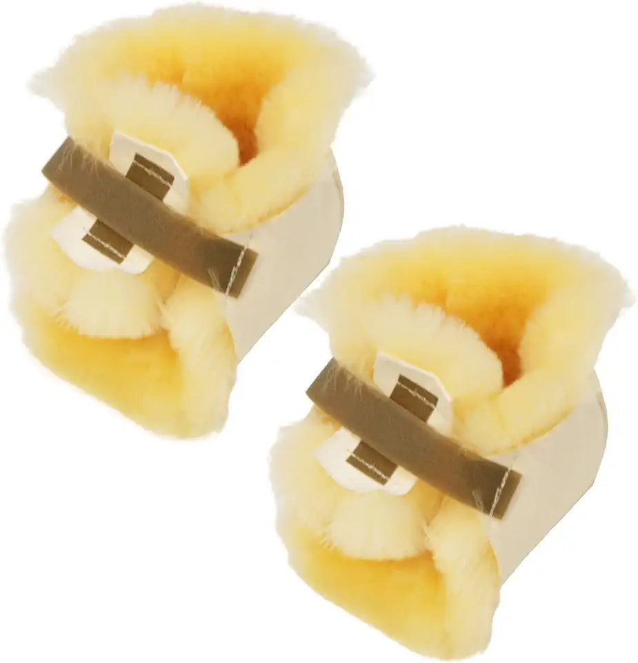 100% Medical Sheepskin Heel Cushion Bootie Pair R7904