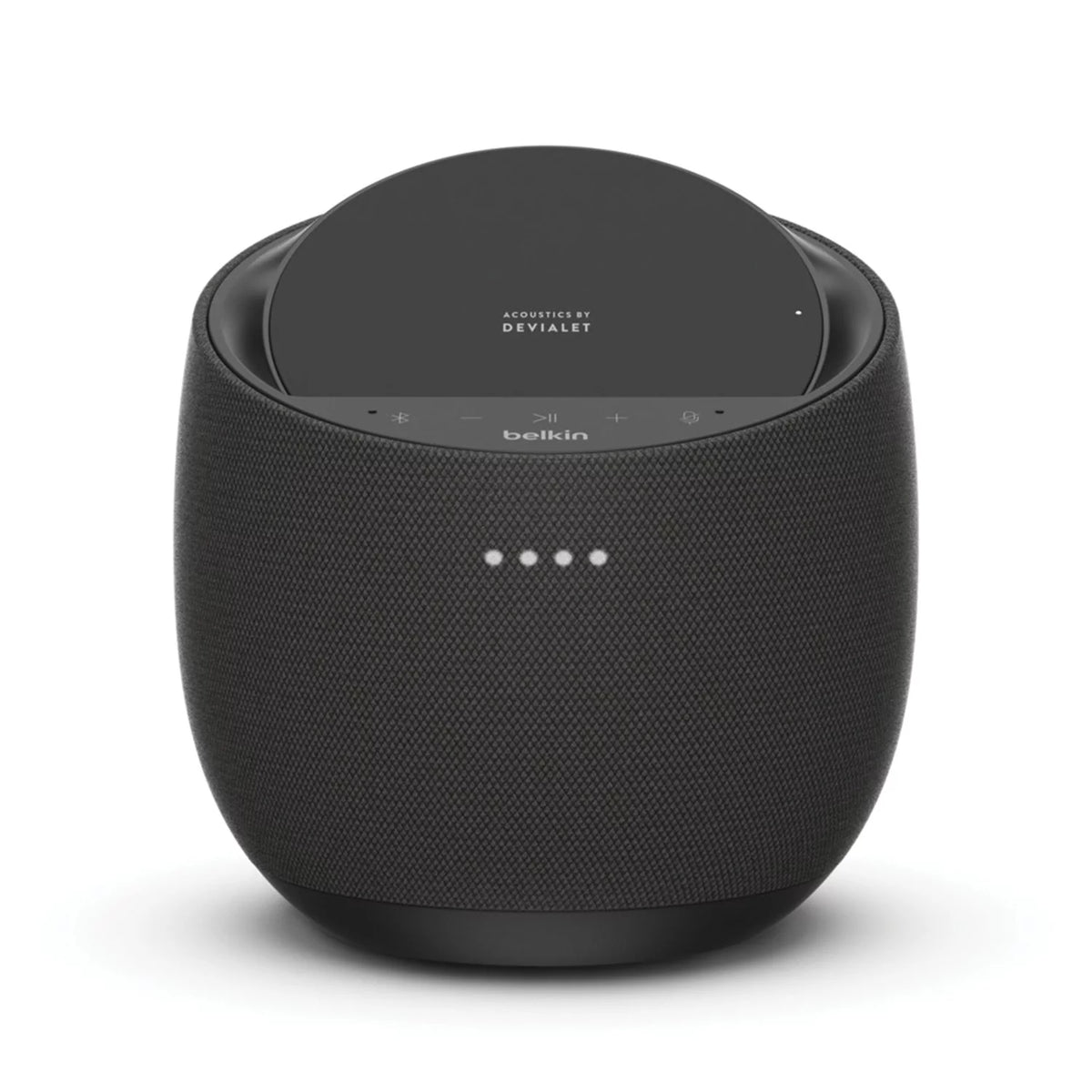 Portable Bluetooth Speaker with Wireless Phone Charger, Black N402