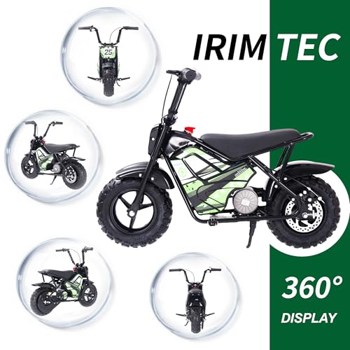 Electric Dirt Bike for Kids 250W 24V 9AH Off-Road Tire Green Q635909