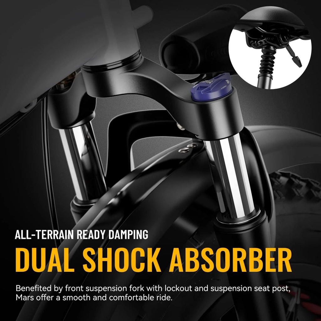 500W Foldable 20 x 4.0 Fat Tire Electric Bike N2728
