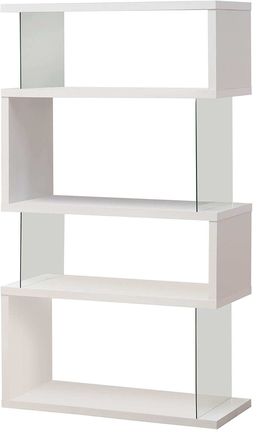 Glossy Black Bookcase S1422
