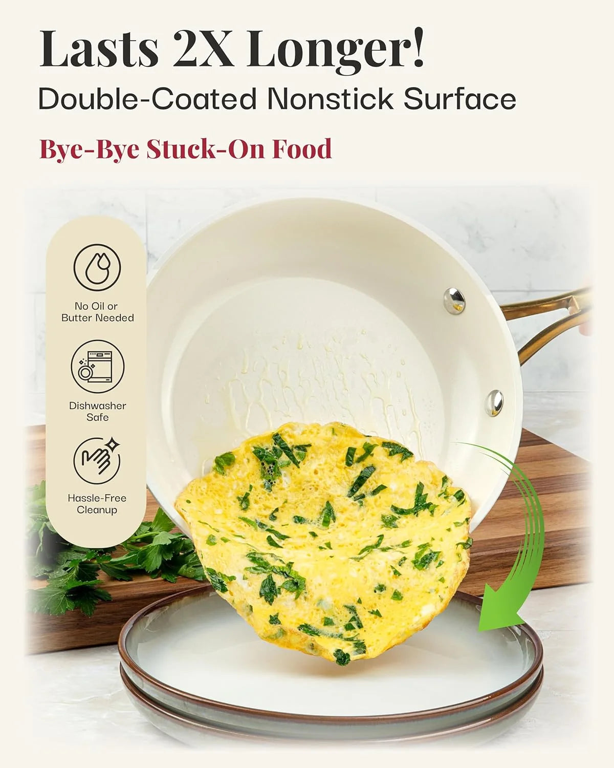 15 Pc Non Stick Ceramic Cookware Set D39817