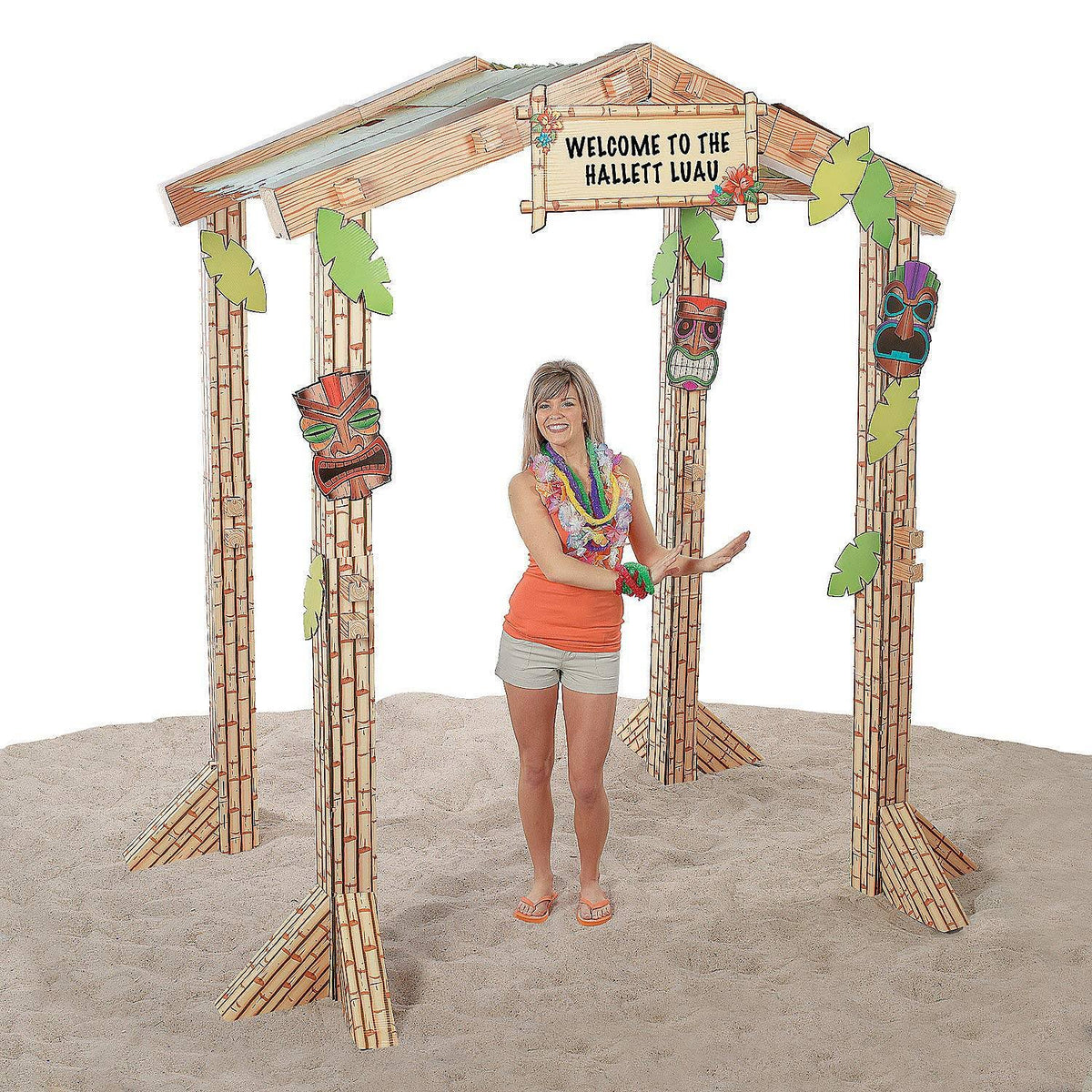 Cardboard 3D Tiki Hut I2692