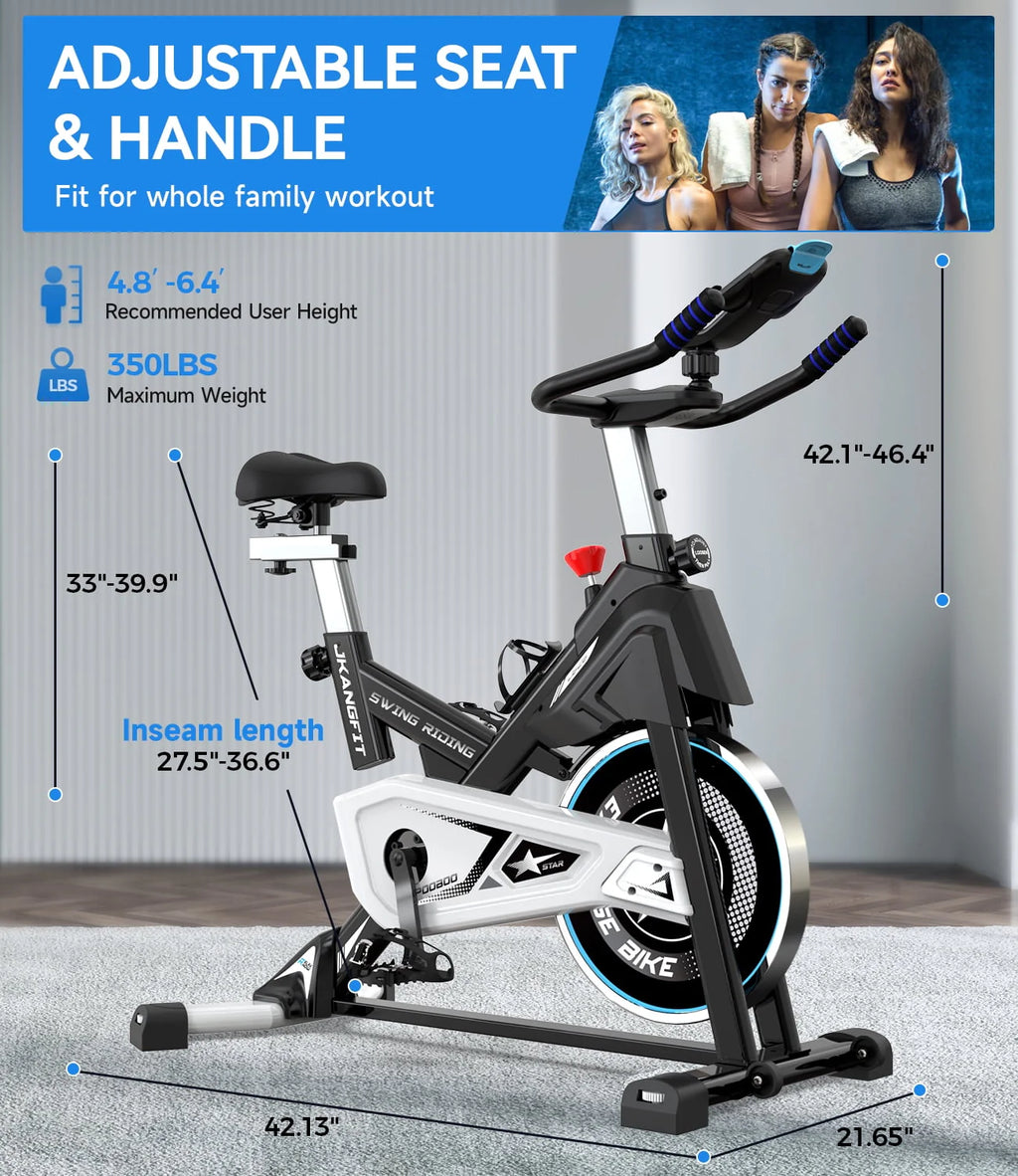 Magnetic Exercise Bike with Heavy-duty Flywheel T3579
