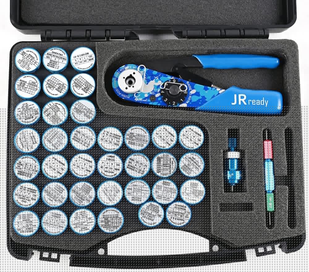 Eight Indent Crimping Tool Kit with 37 Positioner and GO NO GO GAUGE M58910