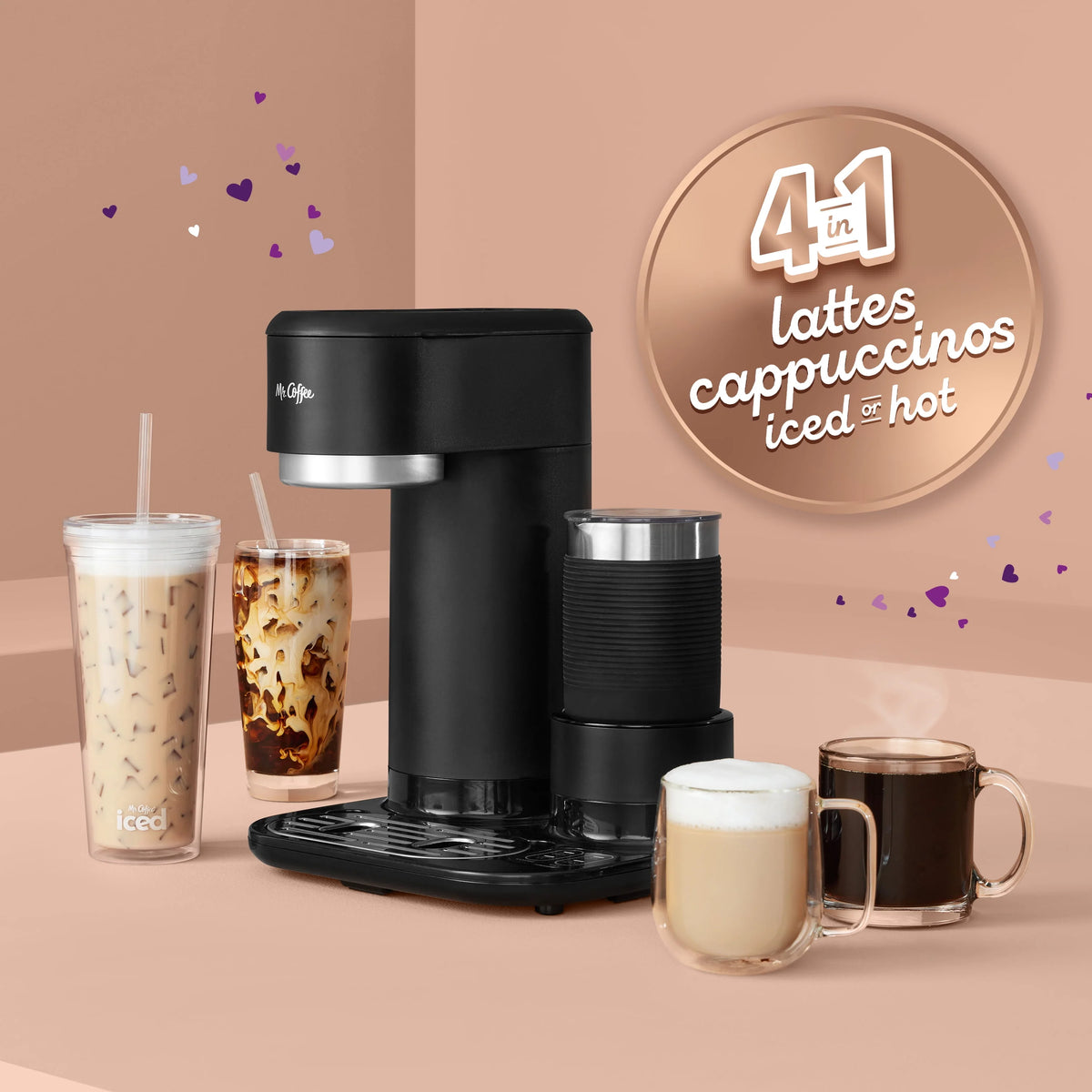 Black Single-Serve Coffee Maker P5899