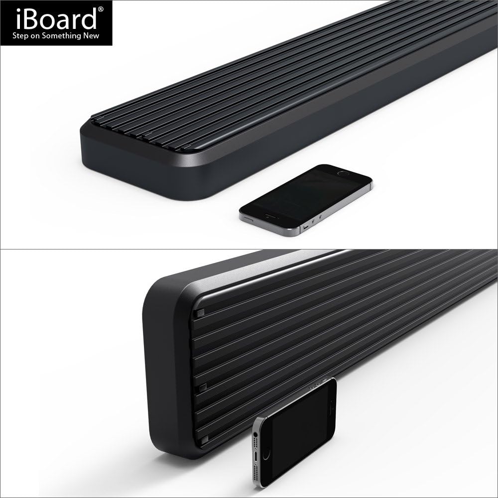 Black Running Boards Compatible with Dodge Ram 1500 2500 3500 Quad Cab F150