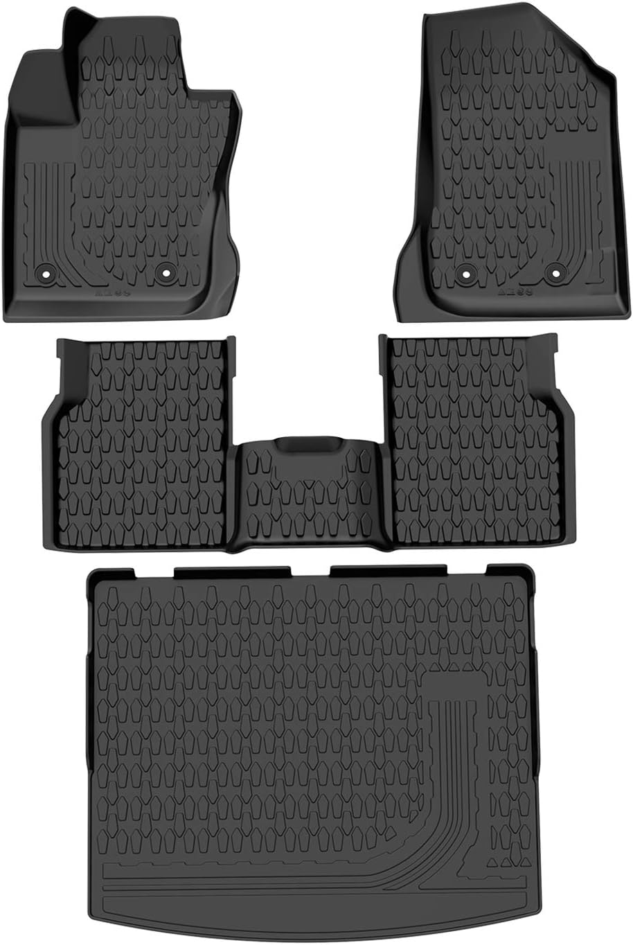 All Weather TPE Floor Mats & Cargo Liners Set B4824