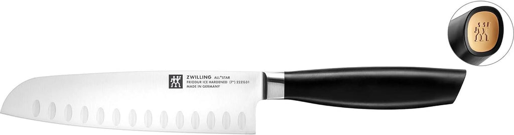 Open Box Hollow Edge Santoku Knife 7-inch W321