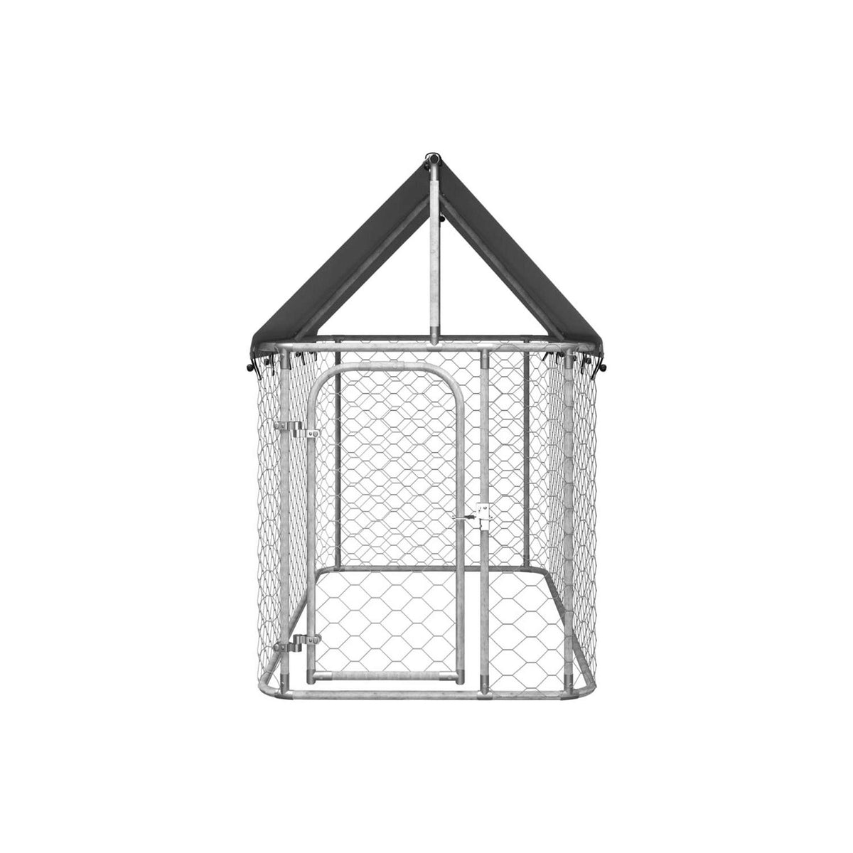 Outdoor Dog Kennel with Roof V759890