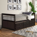 Twin Size Daybed with Trundle and Storage Drawers H38458
