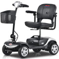 4-Wheel Mobility Scooter with Detachable Basket, Silver C24867