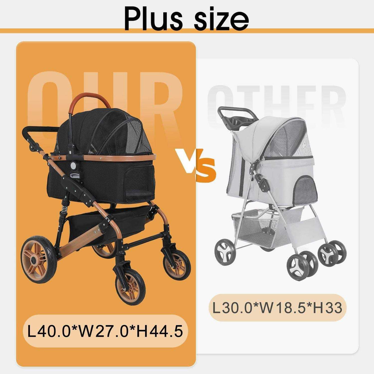 Folding 4 Wheels Pet Stroller Z413379