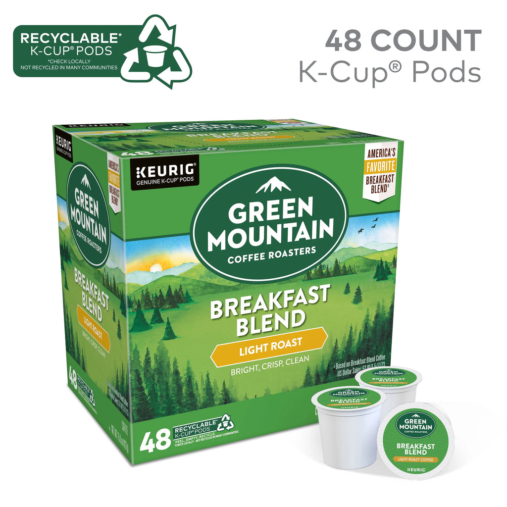 Light Roast K-Cup Coffee Pods, 48 Count X595381