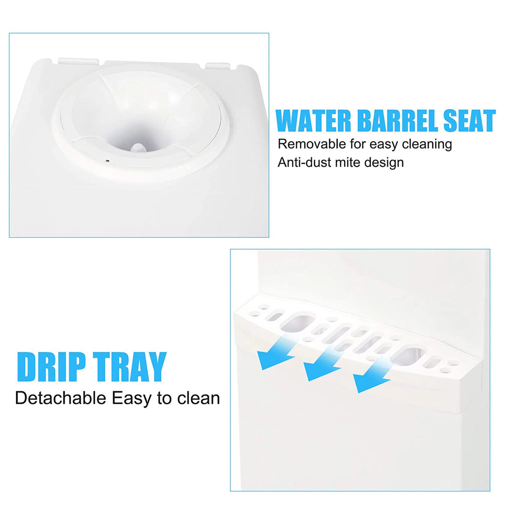 Top Loading Hot/Cold Water Dispenser with Child Safety Lock, White W506