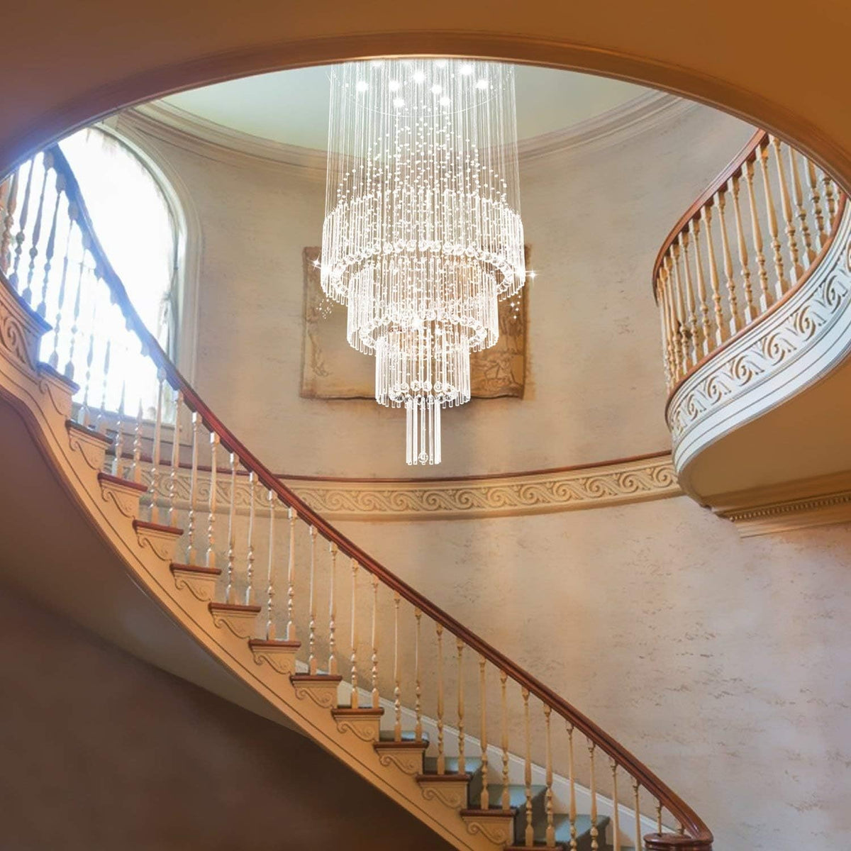 Large Modern Crystal Chandelier Ceiling Light Fixture T1148