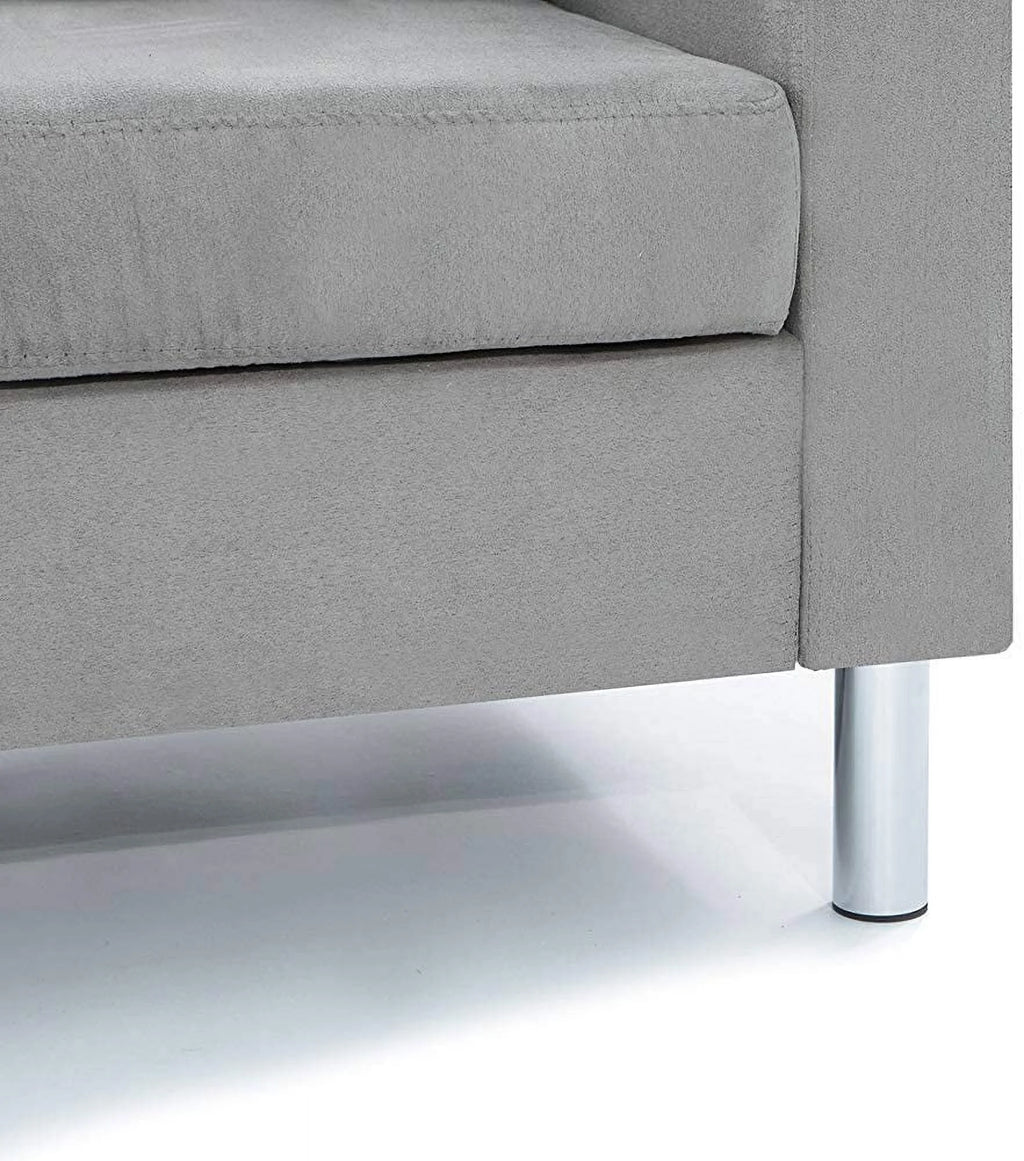 Modern Sectional Sofa Gray Z127