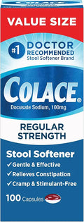 100 mg Docusate Sodium Stool Softener Capsules 100 Count O140