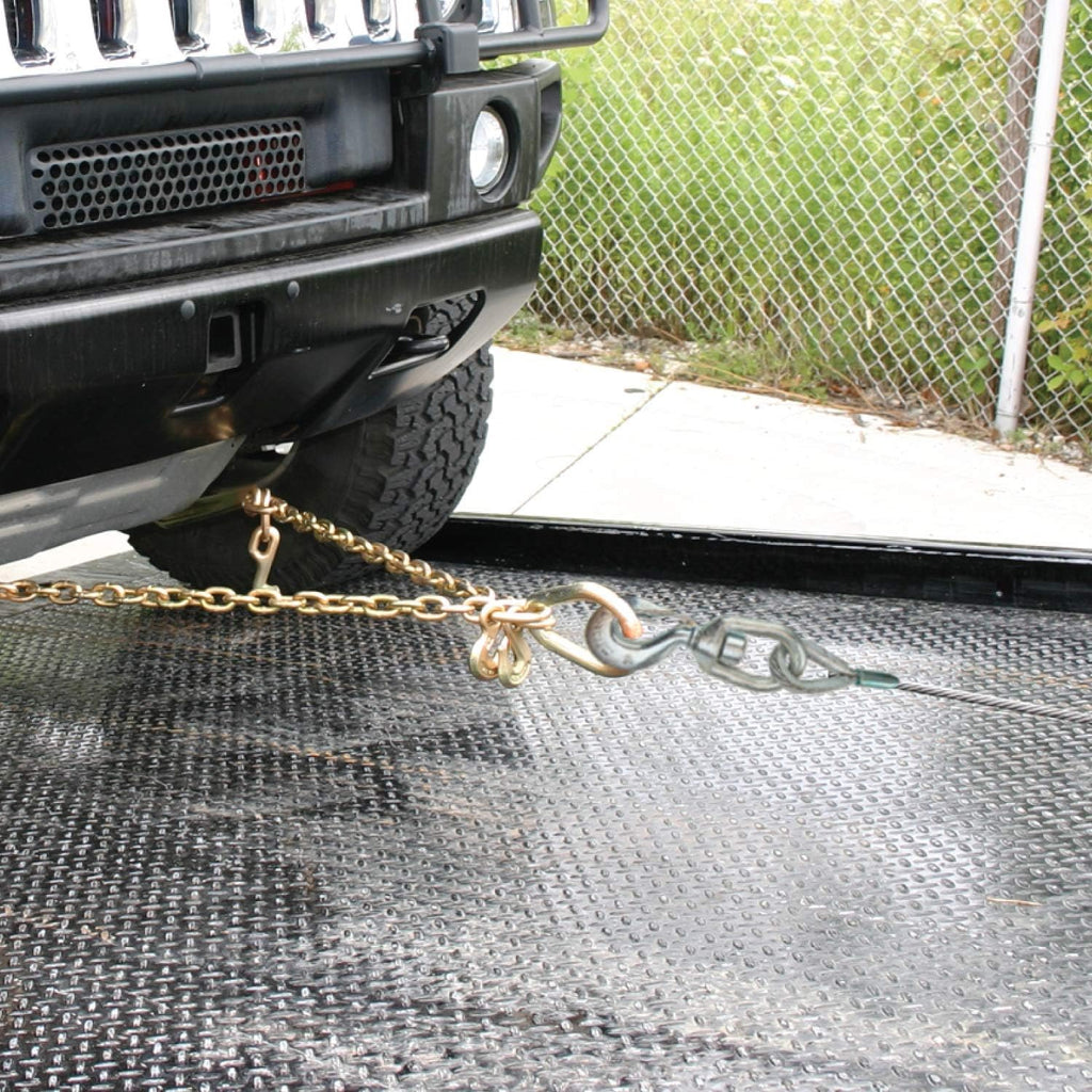 Steel Core Winch Cable with Swivel Hook 3/8 Inch x 75 Foot H322
