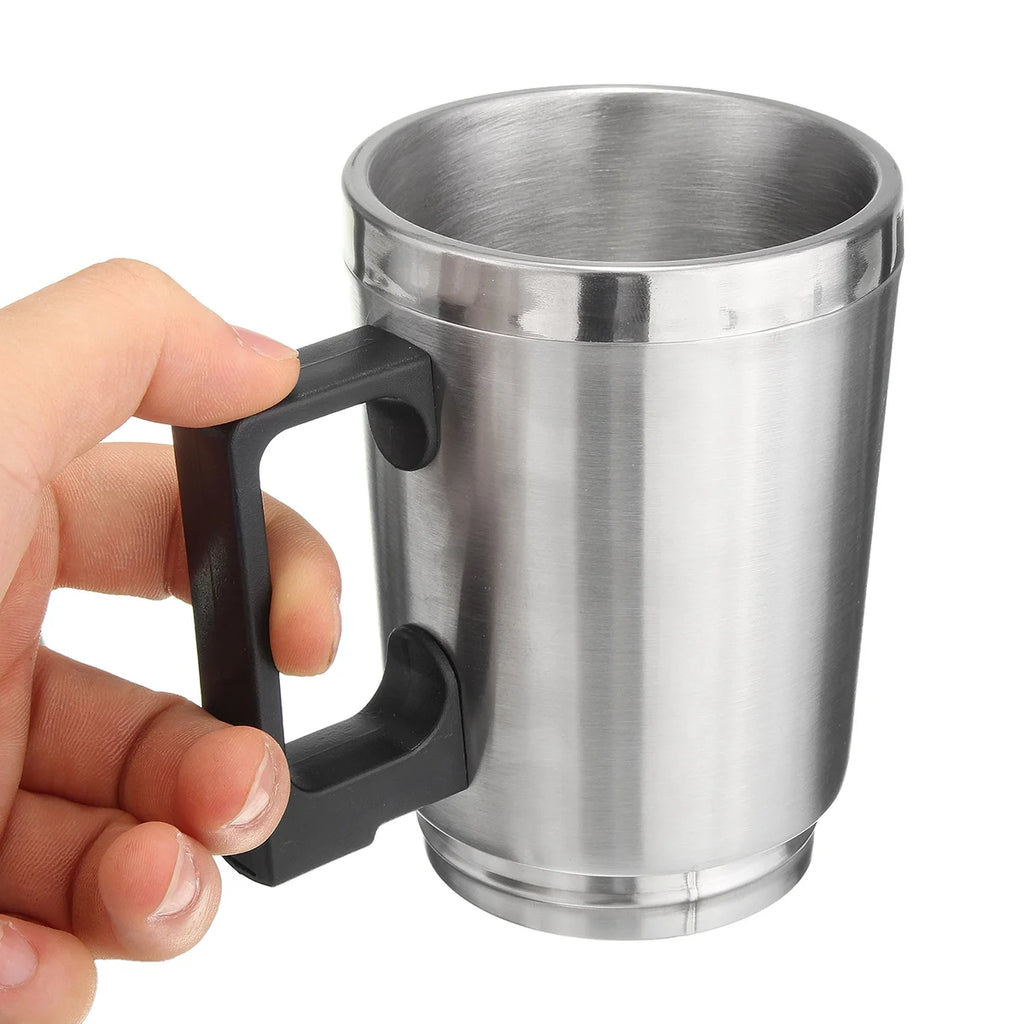 Stainless Steel 12V 500ml Heated Travel Mug with Lid E3776
