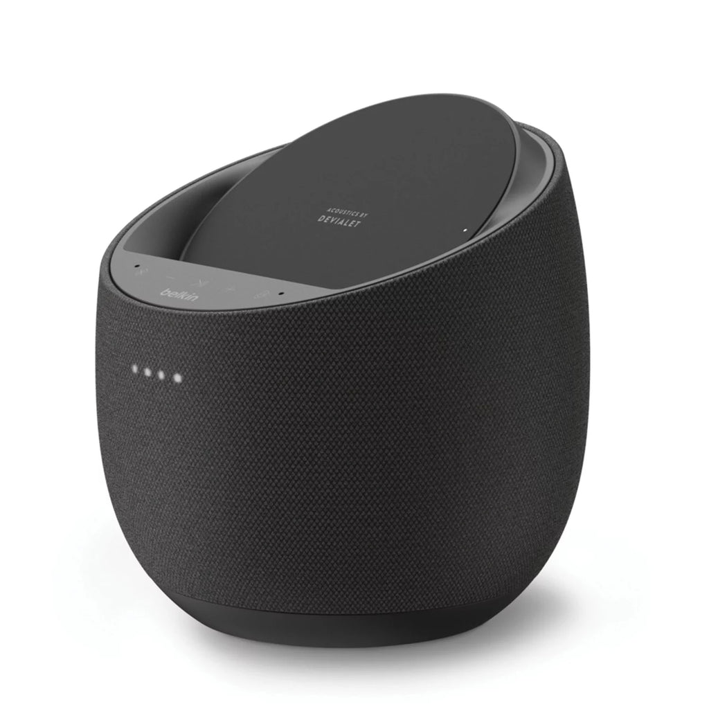Portable Bluetooth Speaker with Wireless Phone Charger, Black N402