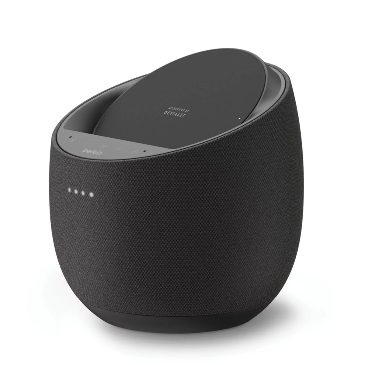 Portable Bluetooth Speaker with Wireless Phone Charger, Black N402