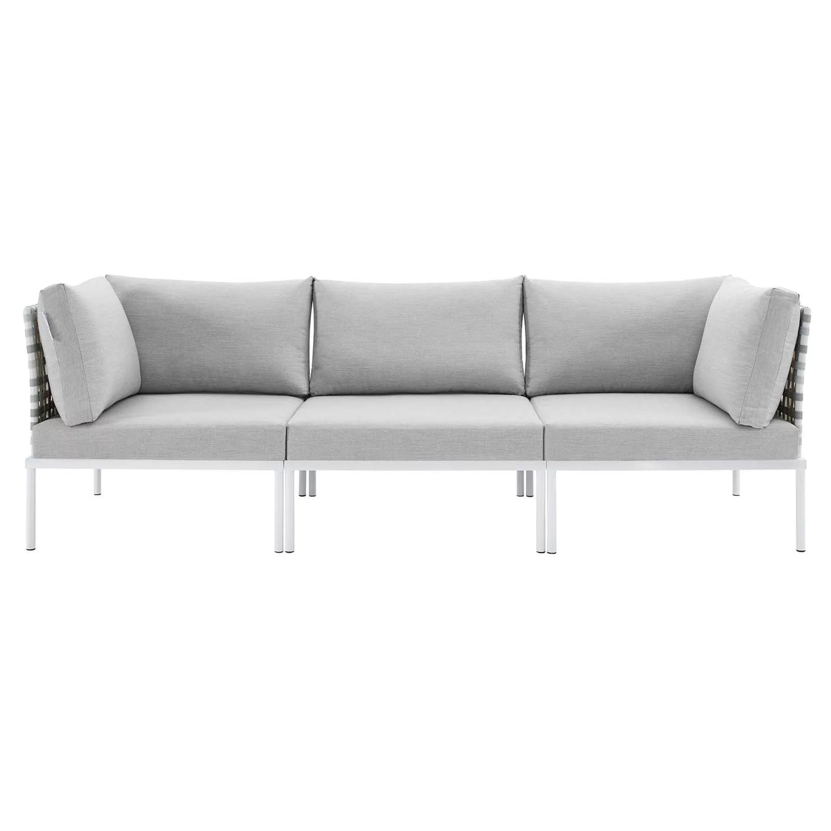 Grey Aluminum Outdoor Sofa A37665