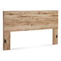 King Panel Headboard in Tan Golden Rustic Z231
