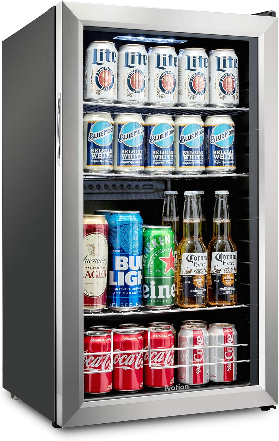 101 Can Stainless Steel Beverage Refrigerator R9735