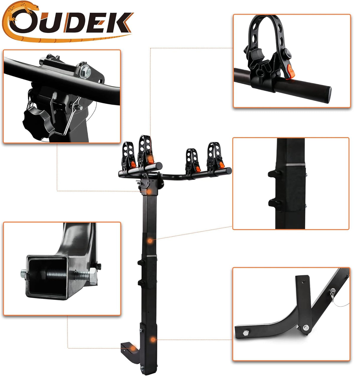 2-Bike Hitch Mount Carrier Rack S308059