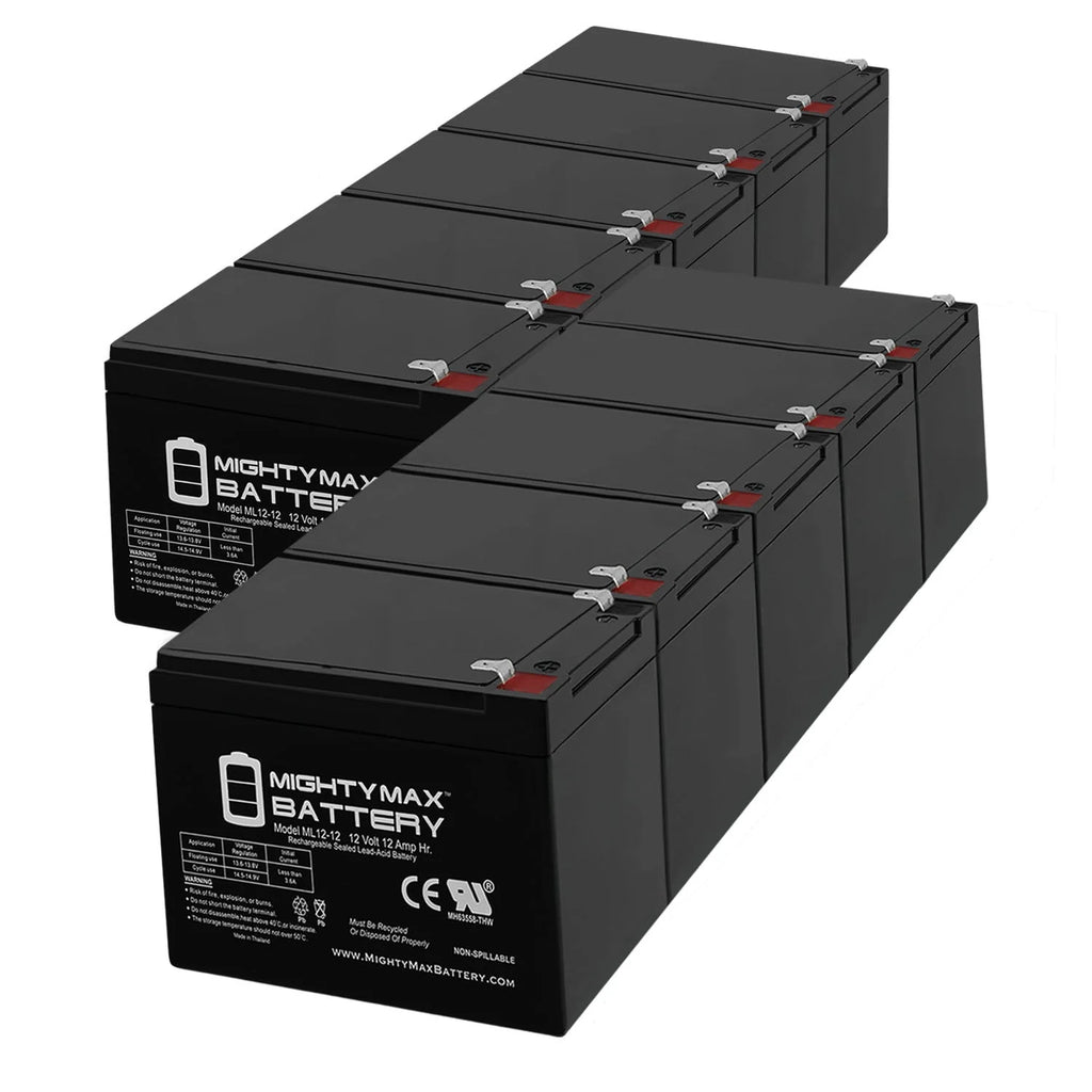 12V 12AH Battery 10 Pack R80756