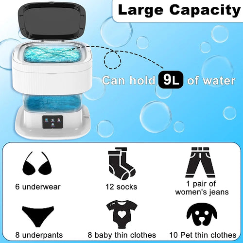 10L Foldable Portable Washing Machine X873453