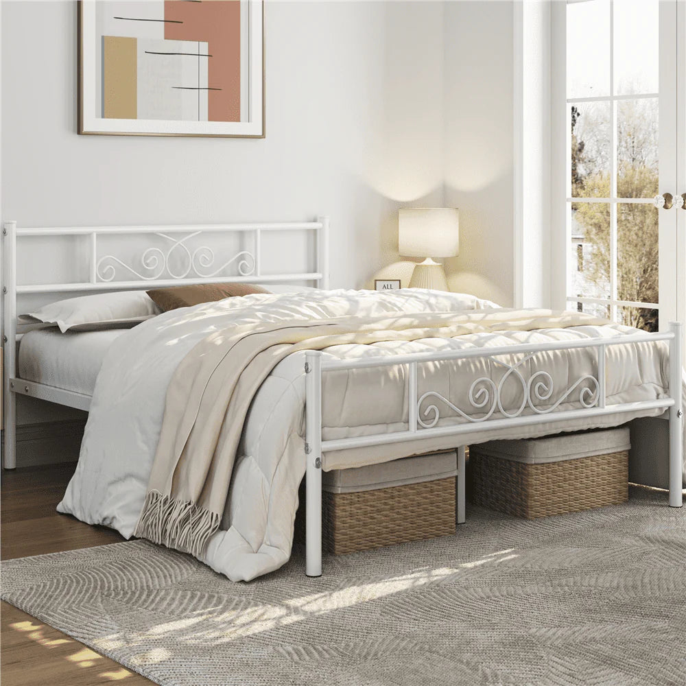 Queen Metal Platform Bed C3998