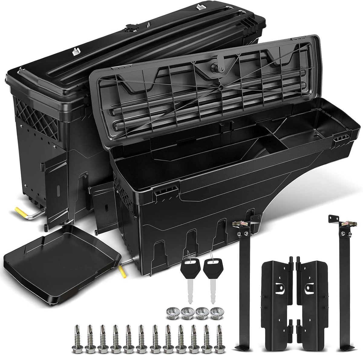 Lockable Truck Bed Storage Box Tool Box S8084