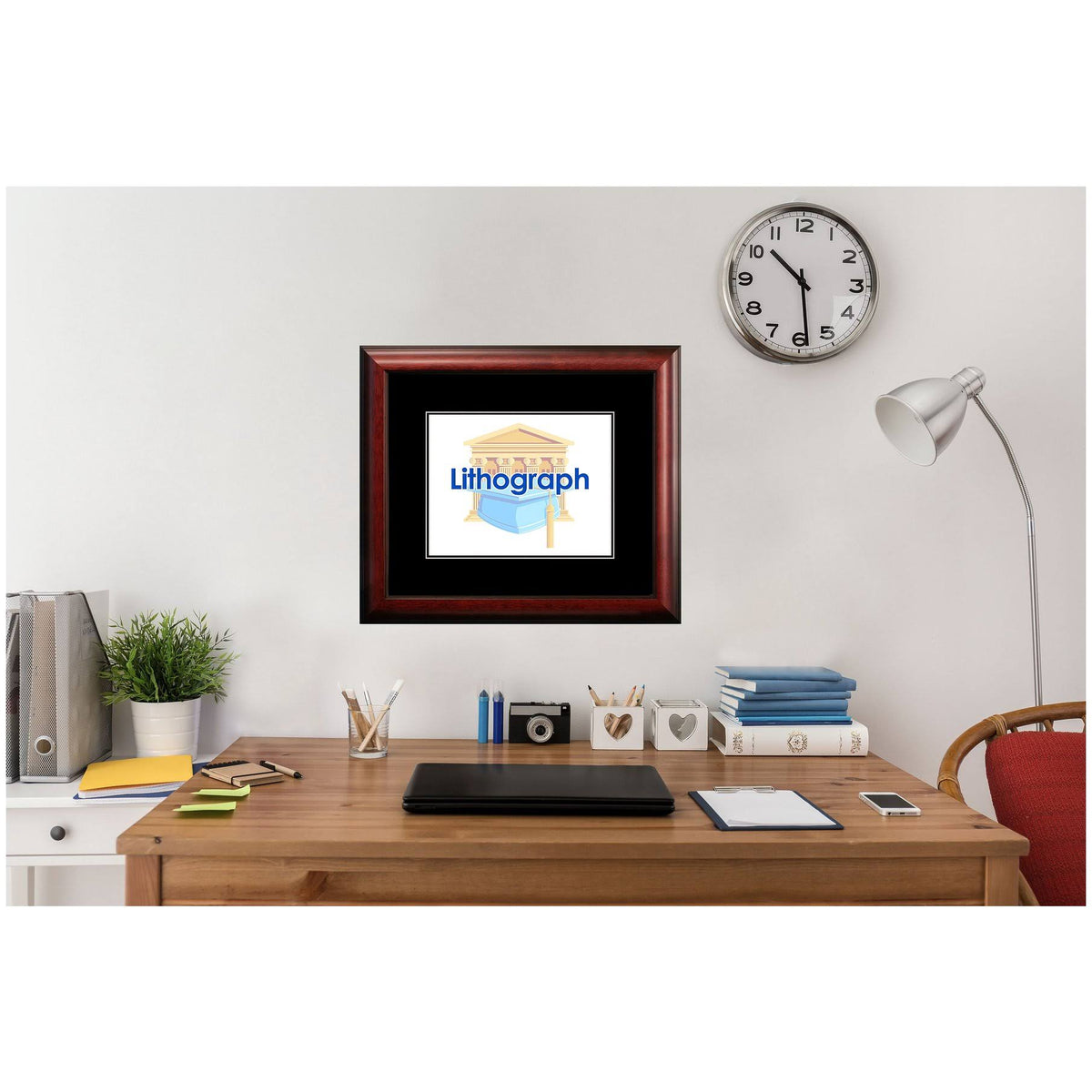 Framed Lithograph E6992
